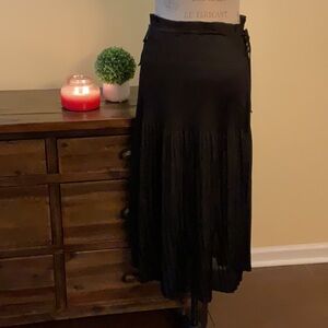 Rachel Zoe Accordion Pleated Slip Skirt
